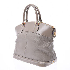 Louis Vuitton Lockit Suhali Leather Gray Handbag